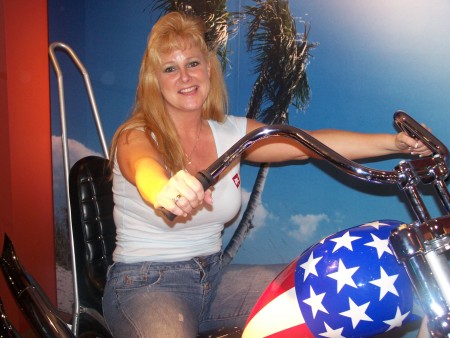 me on a harley! :D