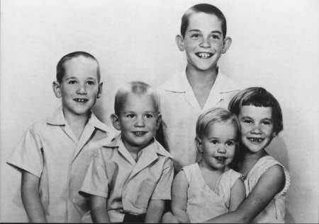 (1955) sibling portrait in Juarez, Mexico