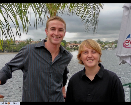 My two sons ~ Nick (20) & Derek (15)  :-)