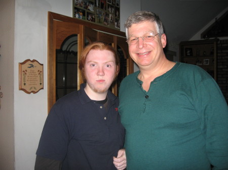 Dad and Erik on his 20th Birthday