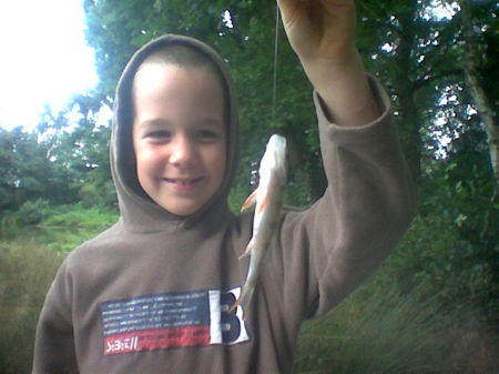 Dylans first fish