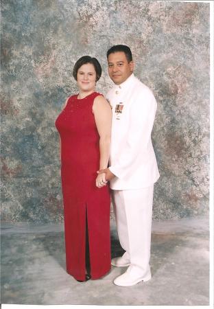 My wife and I 2003.