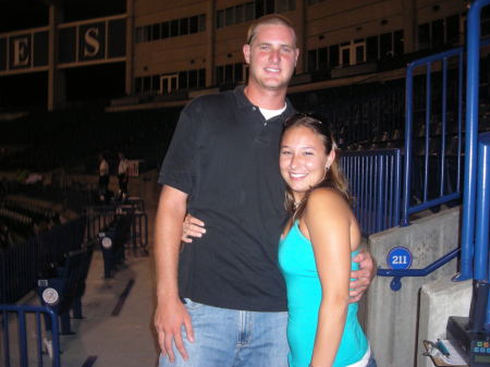 Jenn and Chris Volstad (Marlin's pitcher)