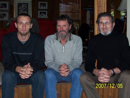 My Dad, My Brother Kenny & My Nephew Levi
