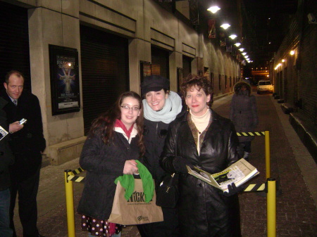 Katie and Christie with actress from Wicked