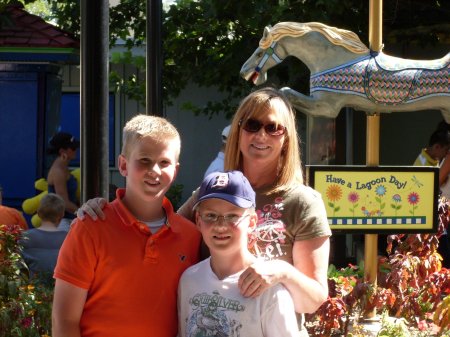 Chris, Chad and I at Lagoon Aug 2008