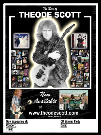 The Best of Theode Scott CD Release July 1st ,