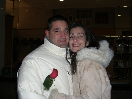 me & hubby at Rockerfeller Plaza