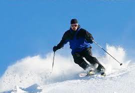 Enjoy skiing