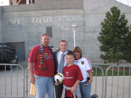 Me my wife Jenniferand Ray with jamie Watson