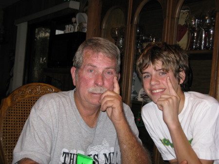 Dad and Hunter Christmas 2007