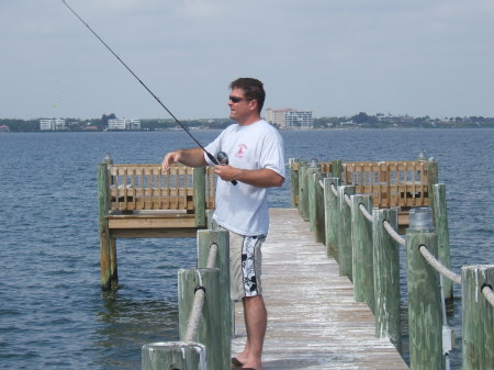 Fishing at my folks place in Florida