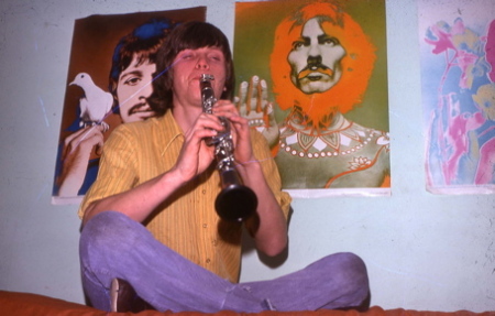 Me, my clarinet, Ringo and George