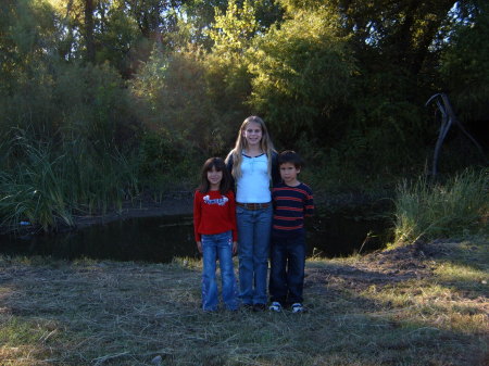 My kids taken at Sedgwick County Park in September 2005
