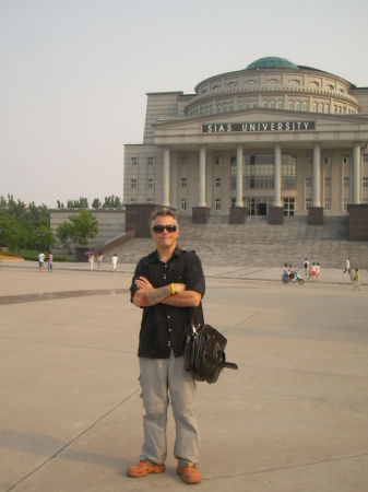 me teaching at SIAS Univ in China