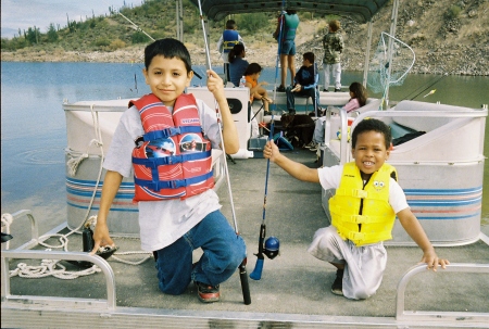 Carlos & Junior at Lake Pleasant