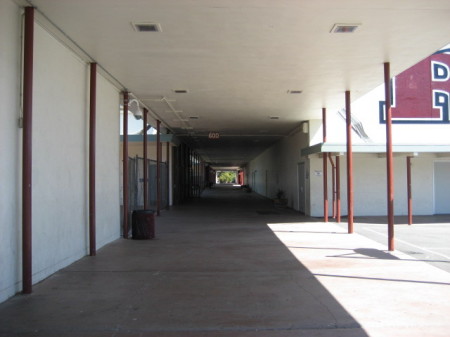 Hallway behind the Rally Bowl