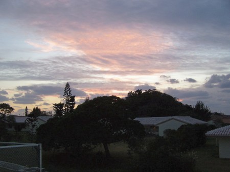 Sunset in Okinawa (my back yard)