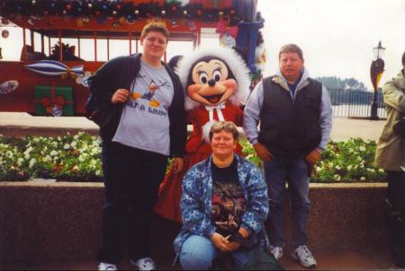 Ryan, Minnie Mouse, Debi, Gary Hayes