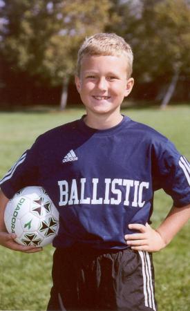 Theo loves soccer - summer 2005.