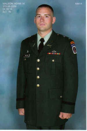 1st LT Adam Malson - US Army Ranger