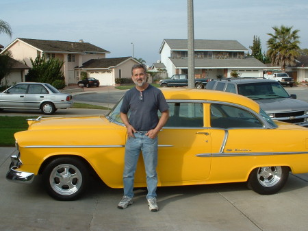 old man and car