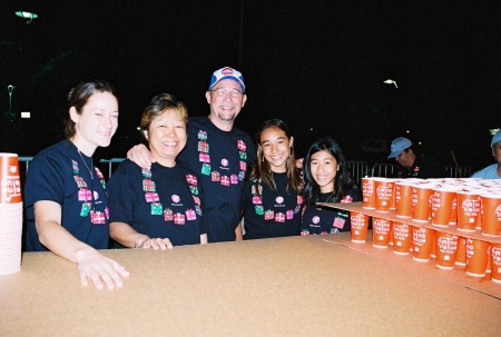 The Koss family at the Honolulu Marathon 2005