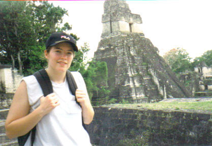 the ruins at Tikal