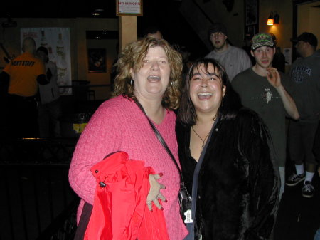 Me & kRAZY aUNT cARLA AFTER THE dISRUBED SHOW IN sPOKANE