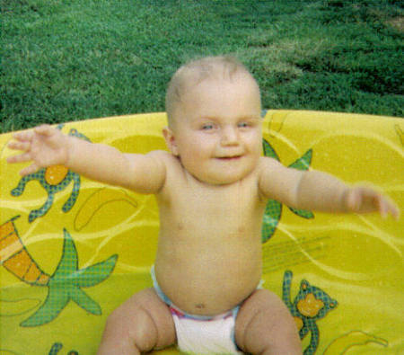 bryce in his pool