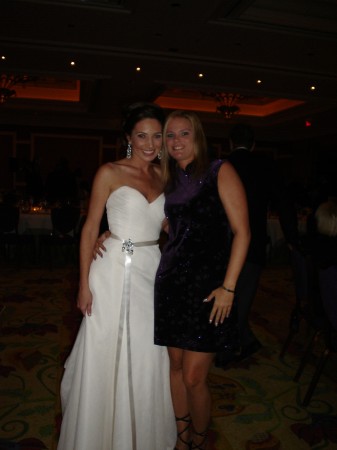 The bride and me