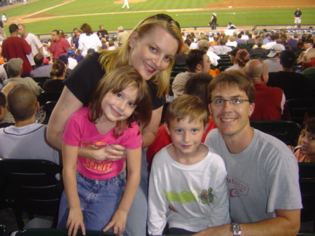 Paul, Sandy, Chase & Arianna @ Tiger's Stadium