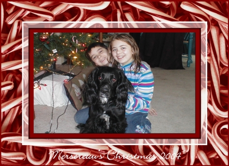 Kids and Pepper Xmas 2004