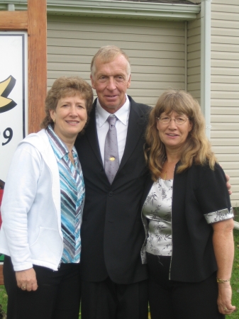 Bill, Vonnie and Bonnie after Dad's funeral