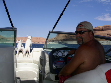 Our new boat on Lake Powell