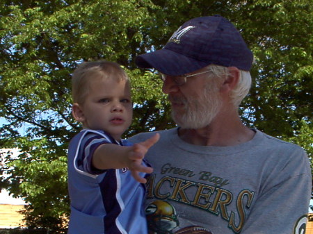 Rick & Our youngest Dakota