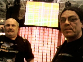 me and tim at a rod stewart show