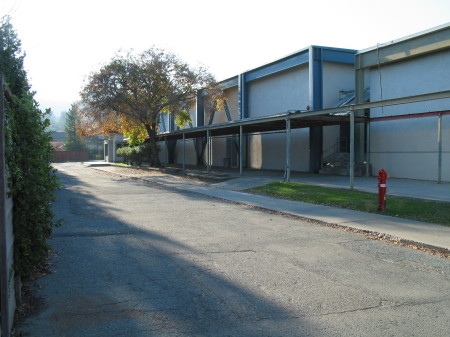 The gym seen from the main road