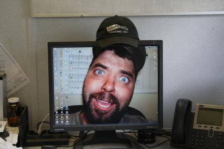 The mine surveyors scary desktop!