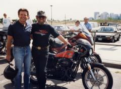 Willie G. Davidson & my '77 XLCR in 1986