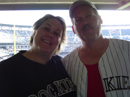 My brother and I at the Rockies game!