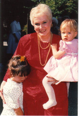 Kay with Granddaughter's~~Amber and Laura~~