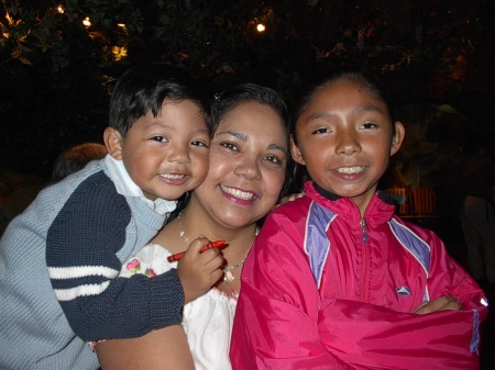 Me with my 2 youngest - Cristian & Alicia