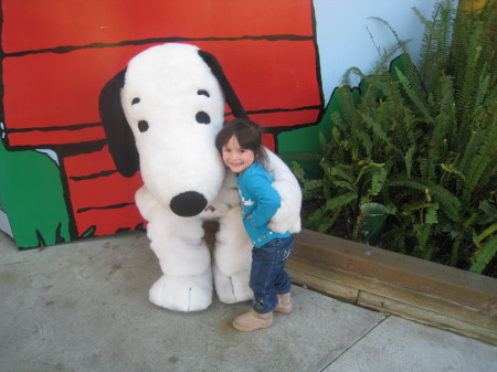 Vanessa and Snoopy