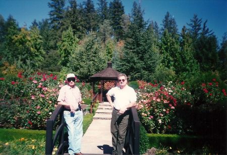 Me and Dad at Ferrano Carano Winery