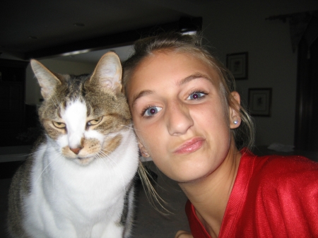 Lex and her cat