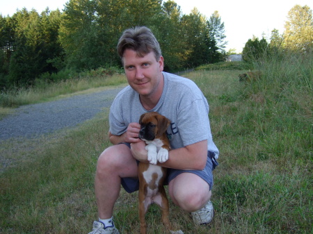 New puppy, Maddy-Lynn. Summer 07