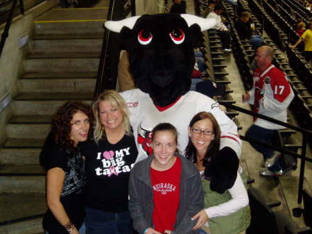 Taking in a UNO Hockey game 2008