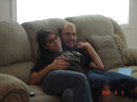 my youngest son mark jr. with his girlfriend amanda