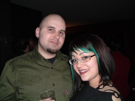 My husband and me on 4/1/06.
